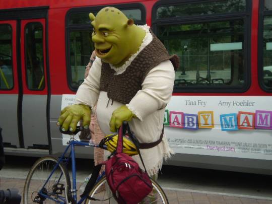 Shrek_steals_LaBonge__s_bike.JPG
